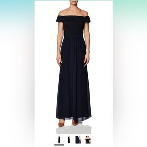 Adrianna Papell Off Shoulder Gown- size 8 OR 10
